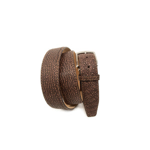 Genuine Shark Skin - Cognac -  40MM