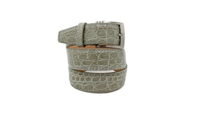 Genuine Glazed Crocodile Belt- Hazelwood - 40mm