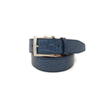 Italian Matte Mock Crocodile - Navy - 40mm - Up to 50"