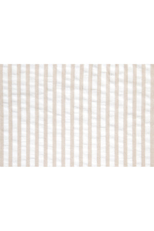 Newport Double Pleated Trouser - Khaki/White Stripe