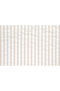 Newport Double Pleated Trouser - Khaki/White Stripe