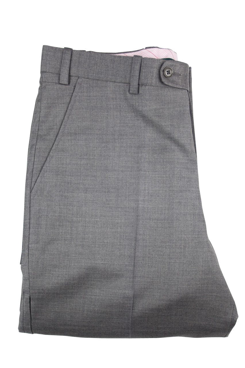 Aspen Flat Front Trouser with patch and zip pockets  - Ash Grey