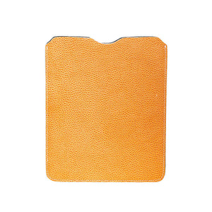 Leather iPad Sleeve - Pebble Yellow