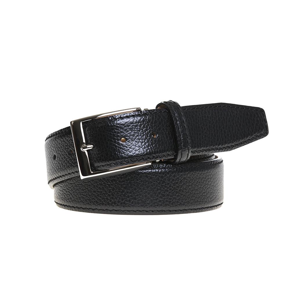 Pebble Grain Belt - Black