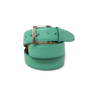 Italian Full Grain Leather - Mint