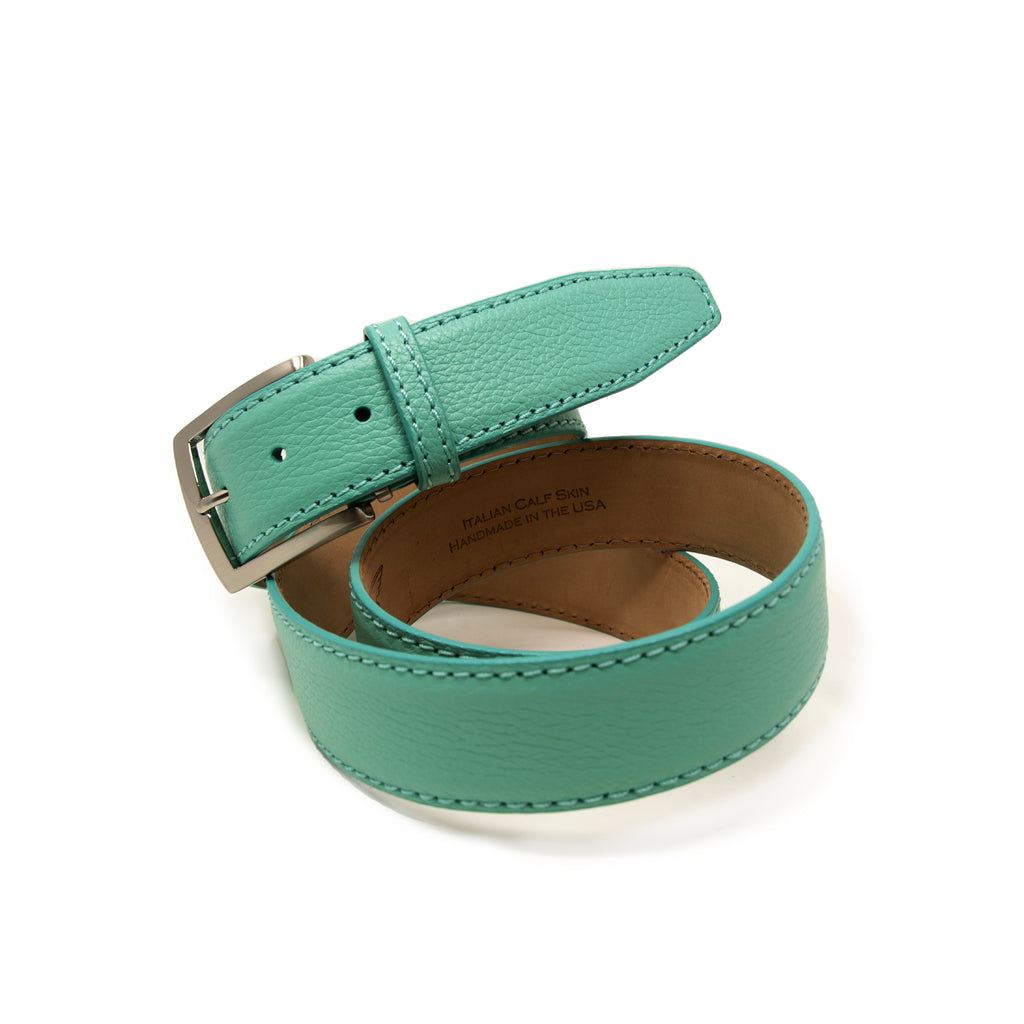 Italian Full Grain Leather - Mint