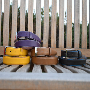 Limited Edition - Saffiano Belt - Yellow