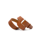 Italian Vachetta Leather Belt - Cognac