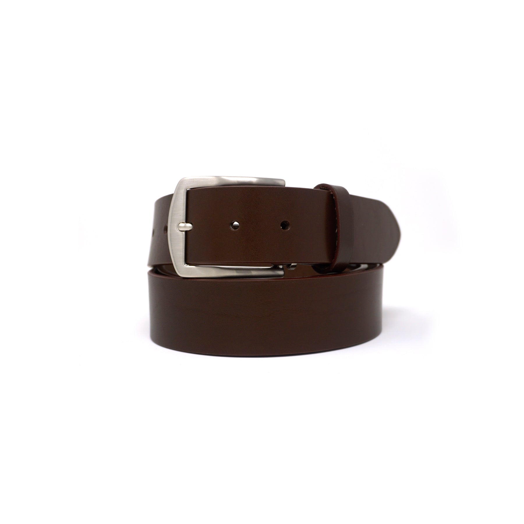 Italian Vachetta Leather Belt - Brown