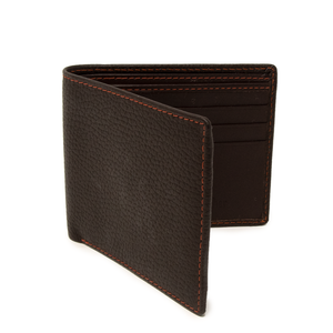 Men's Pebble Wallet - Chocolate