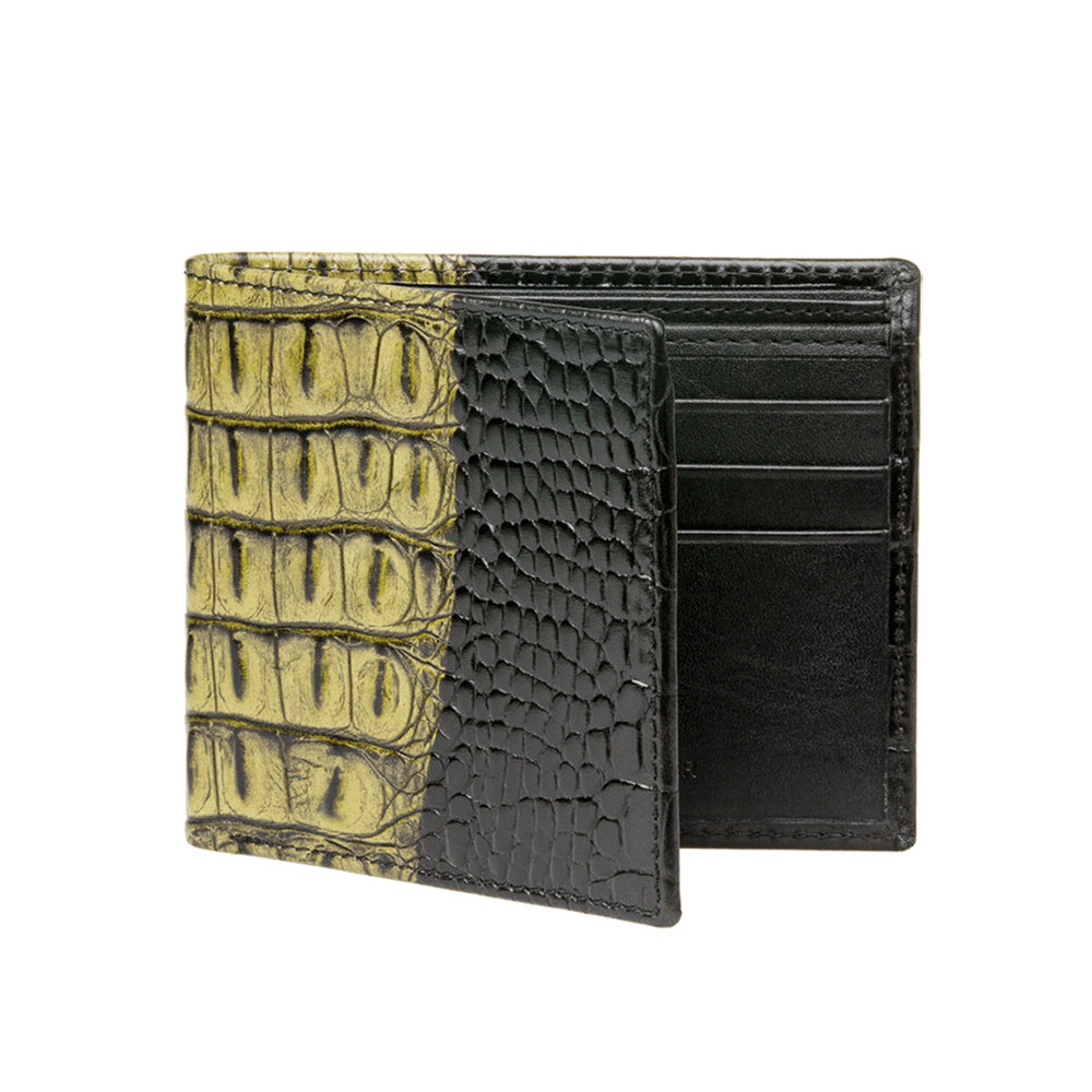 Men's Two-toned Wallet - Olive