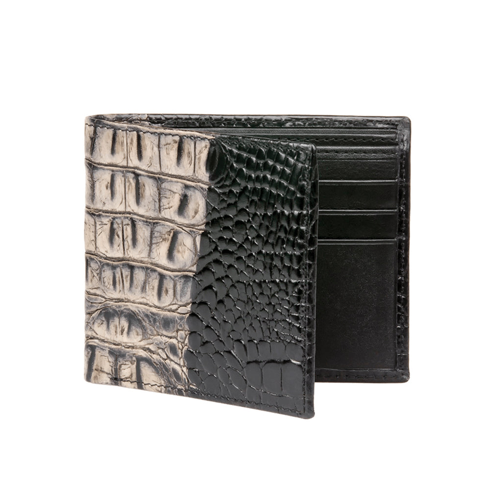 Men's Two-toned Wallet - Ecru