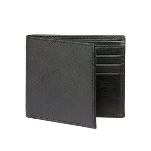 Men's Saffiano Wallet - Black