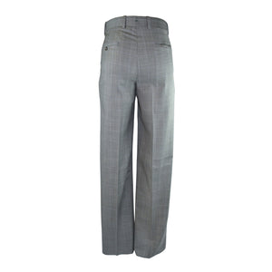 Laguna Flat Front Trouser - Grey Windowpane