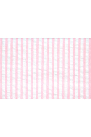 Newport Double Pleated Trouser - Pink/White Stripe