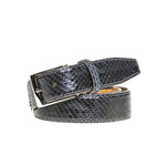 Genuine Glazed Python - Gray